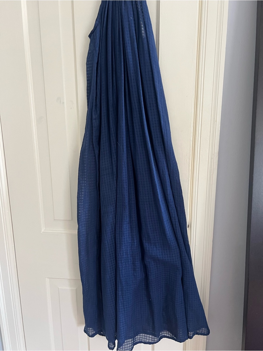 Navy Blue Maxi Skirt